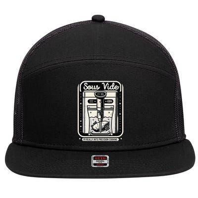 Sous Vide IM Really Into Precision Cooking Molecular Gastro 7 Panel Mesh Trucker Snapback Hat