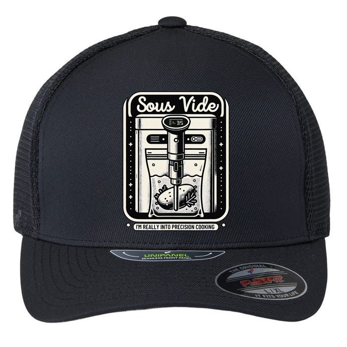 Sous Vide IM Really Into Precision Cooking Molecular Gastro Flexfit Unipanel Trucker Cap