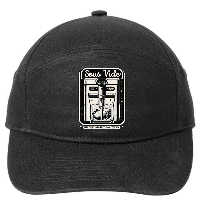 Sous Vide IM Really Into Precision Cooking Molecular Gastro 7-Panel Snapback Hat
