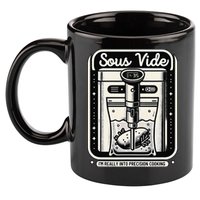 Sous Vide IM Really Into Precision Cooking Molecular Gastro 11oz C Handle Ceramic Mug