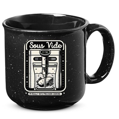 Sous Vide IM Really Into Precision Cooking Molecular Gastro 15oz Campfire Ceramic Mug