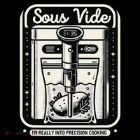 Sous Vide IM Really Into Precision Cooking Molecular Gastro Tall Sweatshirt