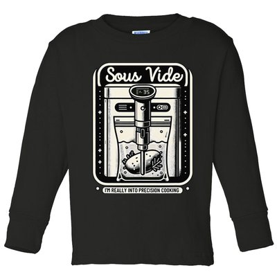 Sous Vide IM Really Into Precision Cooking Molecular Gastro Toddler Long Sleeve Shirt