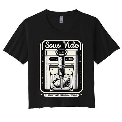 Sous Vide IM Really Into Precision Cooking Molecular Gastro Crop Top