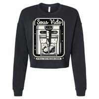 Sous Vide IM Really Into Precision Cooking Molecular Gastro Cropped Pullover Crew