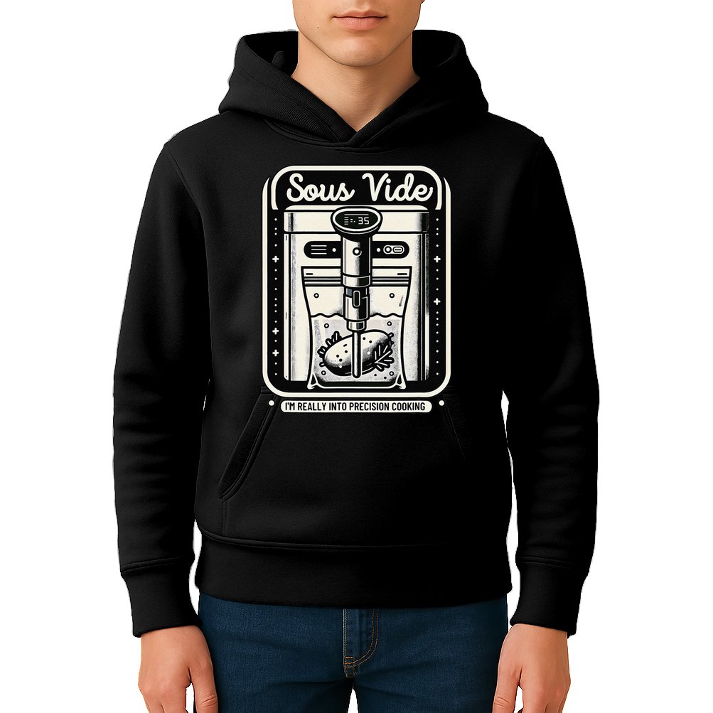 Sous Vide IM Really Into Precision Cooking Molecular Gastro Kids Hoodie