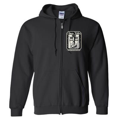 Sous Vide IM Really Into Precision Cooking Molecular Gastro Full Zip Hoodie