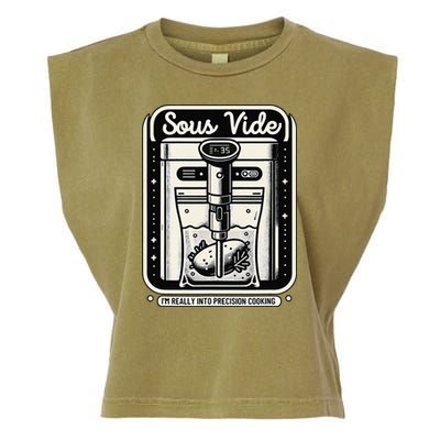Sous Vide IM Really Into Precision Cooking Molecular Gastro Garment-Dyed Women's Muscle Tee