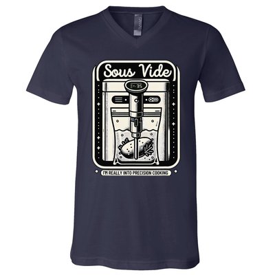 Sous Vide IM Really Into Precision Cooking Molecular Gastro V-Neck T-Shirt