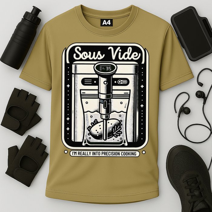 Sous Vide IM Really Into Precision Cooking Molecular Gastro Performance Shirt