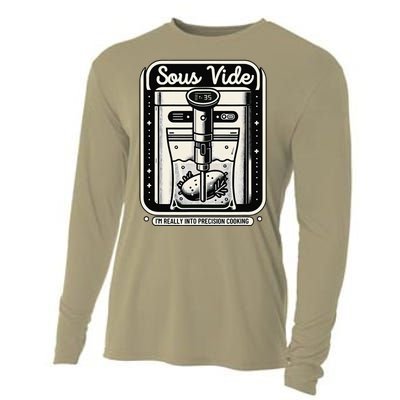 Sous Vide IM Really Into Precision Cooking Molecular Gastro Cooling Performance Long Sleeve Crew