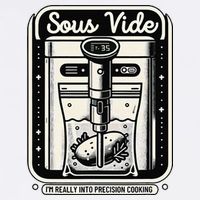 Sous Vide IM Really Into Precision Cooking Molecular Gastro Garment-Dyed Sweatshirt