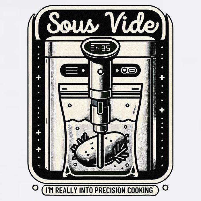 Sous Vide IM Really Into Precision Cooking Molecular Gastro Garment-Dyed Sweatshirt