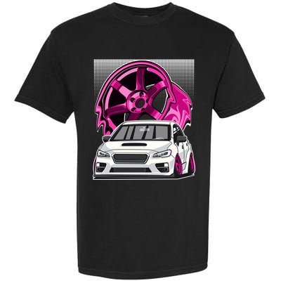 Subie Va Jdm Stance Car Wheel Boxer Motor Racing Graphic Cute Gift Garment-Dyed Heavyweight T-Shirt