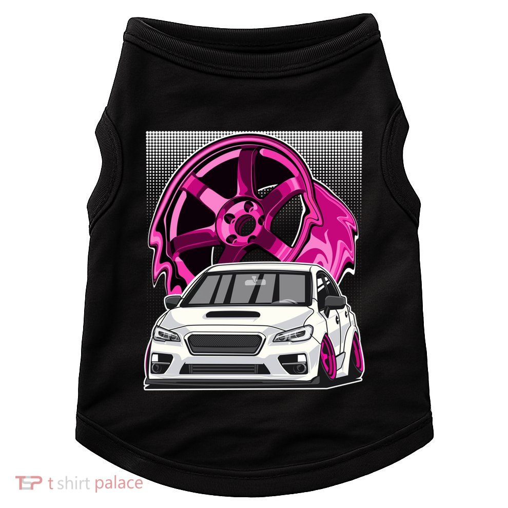 Subie Va Jdm Stance Car Wheel Boxer Motor Racing Graphic Cute Gift Doggie Tank