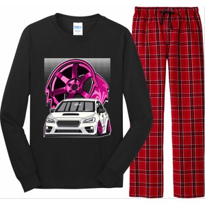 Subie Va Jdm Stance Car Wheel Boxer Motor Racing Graphic Cute Gift Long Sleeve Pajama Set