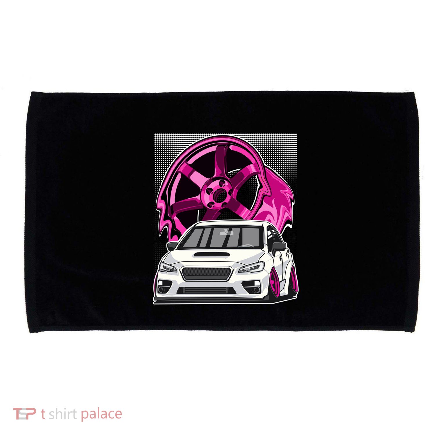 Subie Va Jdm Stance Car Wheel Boxer Motor Racing Graphic Cute Gift Microfiber Hand Towel