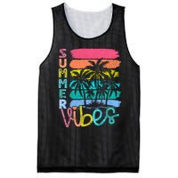 Summer Vibes Lake Days Hello Summer Mesh Reversible Basketball Jersey Tank