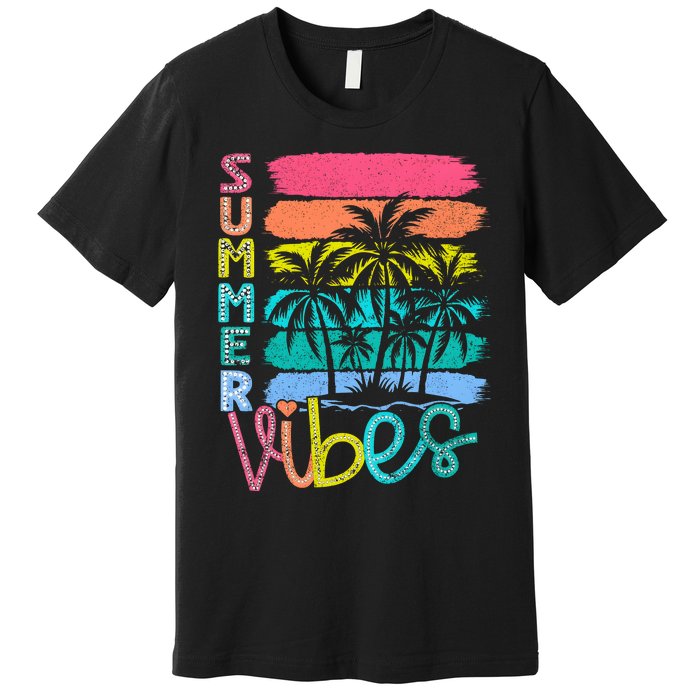 Summer Vibes Lake Days Hello Summer Premium T-Shirt