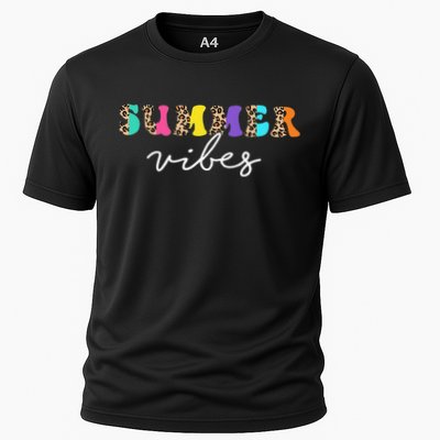 Summer Vibes Leopard Hello Summer Vacation Family Performance Shirt