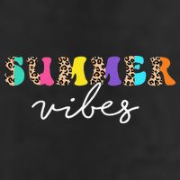 Summer Vibes Leopard Hello Summer Vacation Family Adult Drive Performance Visor