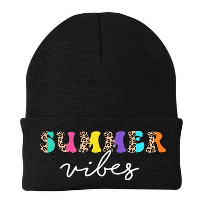 Summer Vibes Leopard Hello Summer Vacation Family Beanie