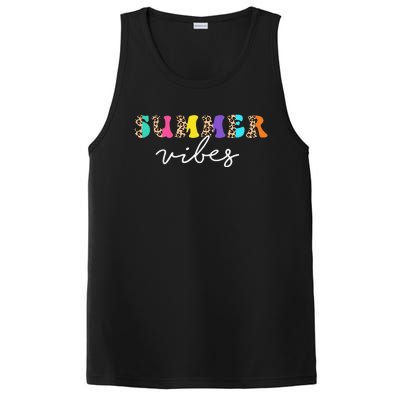 Summer Vibes Leopard Hello Summer Vacation Family PosiCharge Competitor Tank