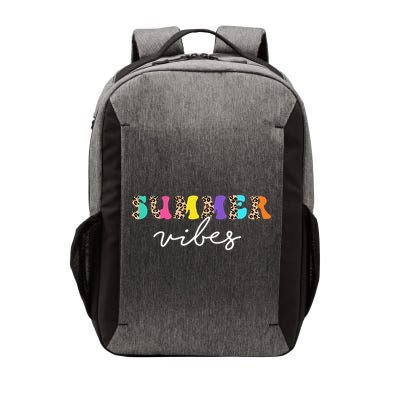 Summer Vibes Leopard Hello Summer Vacation Family Vector Backpack