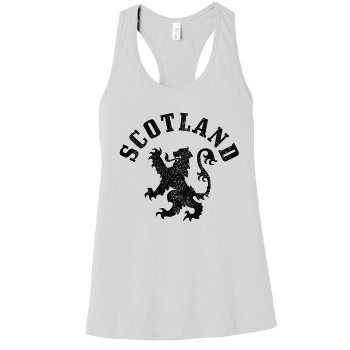 Scotland Vintage Lion Scottish Pride Gift UK Women's Racerback Tank