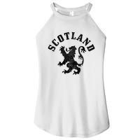 Scotland Vintage Lion Scottish Pride Gift UK Women's Perfect Tri Rocker Tank