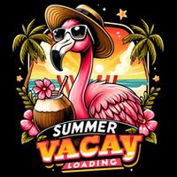 Summer Vacay Loading Hello Summer Cute Flamingo Family Trip Gift Cooling Performance Crew T-Shirt