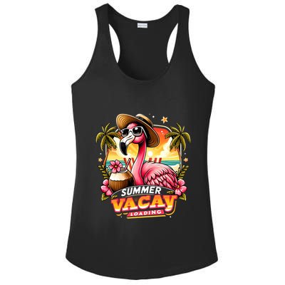 Summer Vacay Loading Hello Summer Cute Flamingo Family Trip Gift Ladies PosiCharge Competitor Racerback Tank