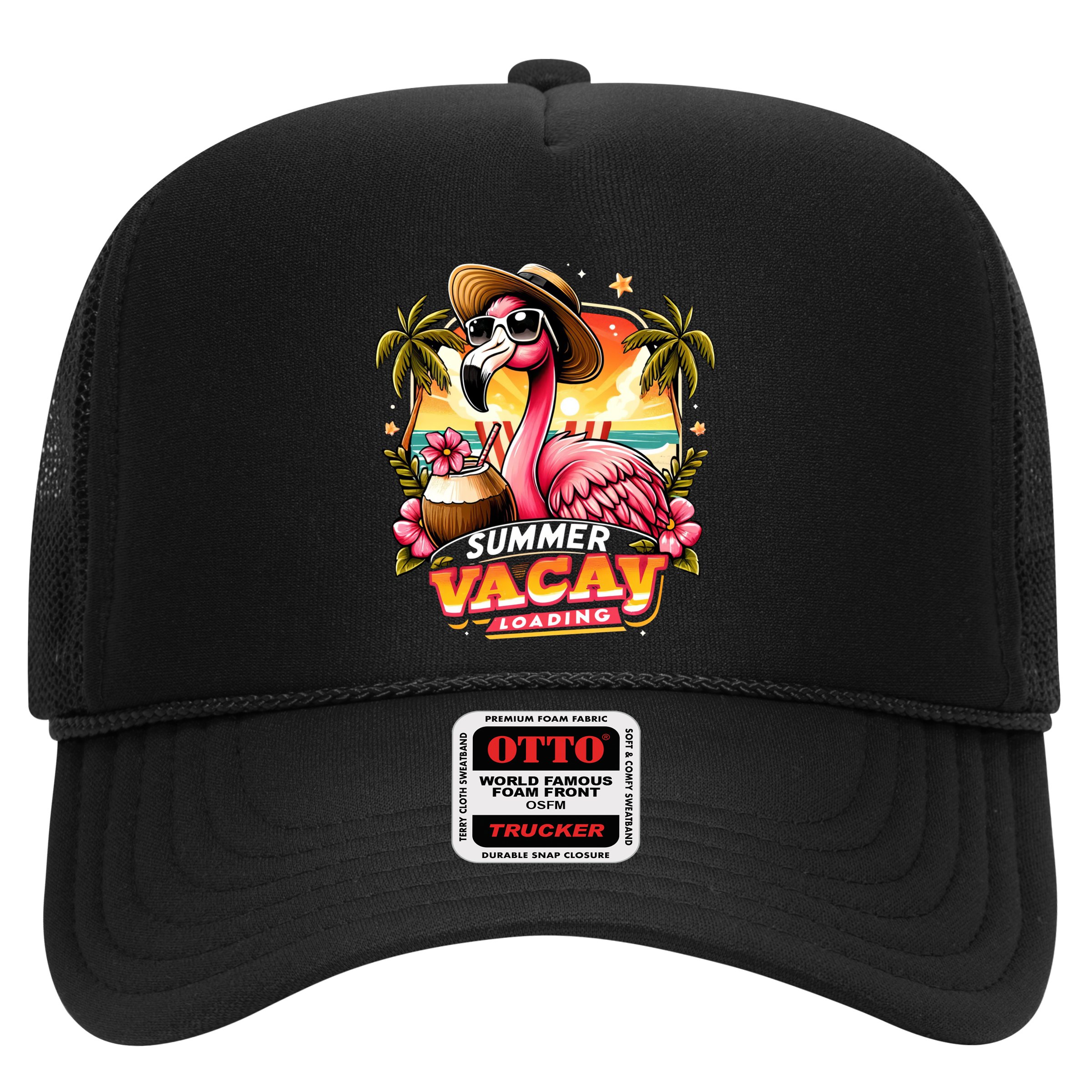 Summer Vacay Loading Hello Summer Cute Flamingo Family Trip Gift Hat