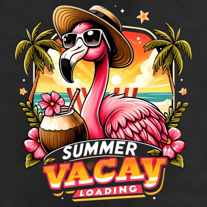 Summer Vacay Loading Hello Summer Cute Flamingo Family Trip Gift Hat