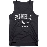 Spring Valley Lake California Ca Vintage Athletic Tank Top