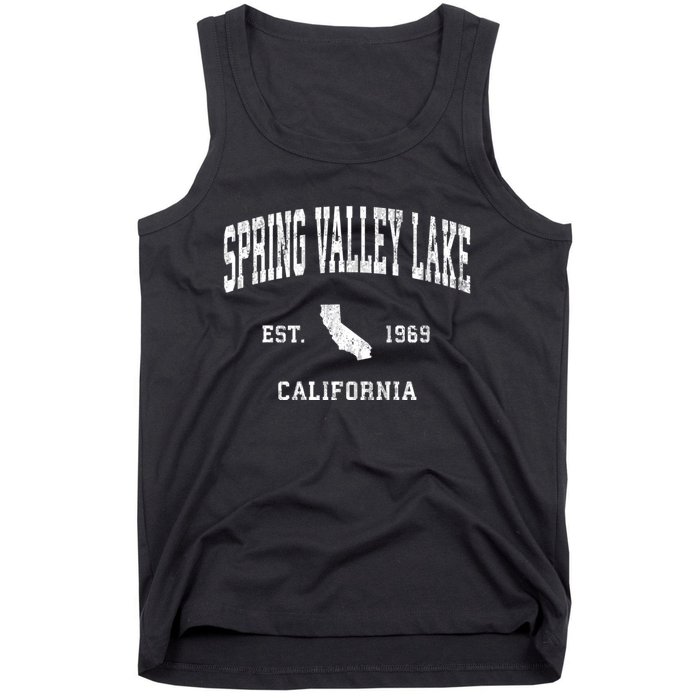 Spring Valley Lake California Ca Vintage Athletic Tank Top