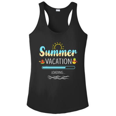 Summer Vacation Loading Last Day Of School Teacher Gift Ladies PosiCharge Competitor Racerback Tank