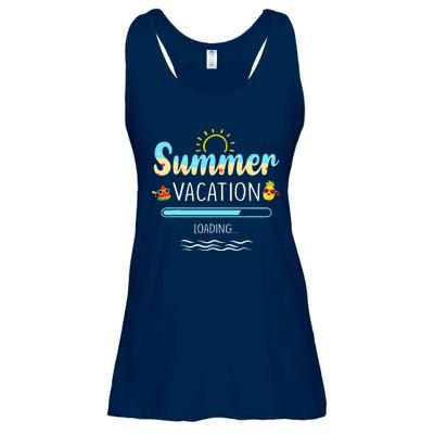 Summer Vacation Loading Last Day Of School Teacher Gift Ladies Essential Flowy Tank