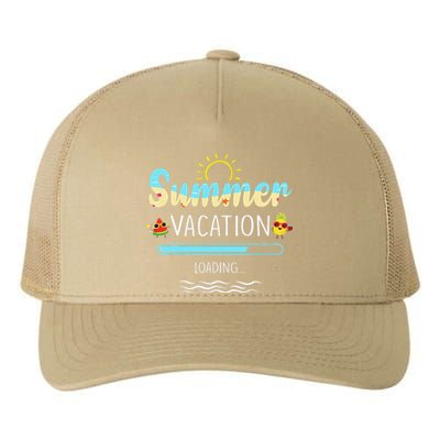 Summer Vacation Loading Last Day Of School Teacher Gift Yupoong Adult 5-Panel Trucker Hat