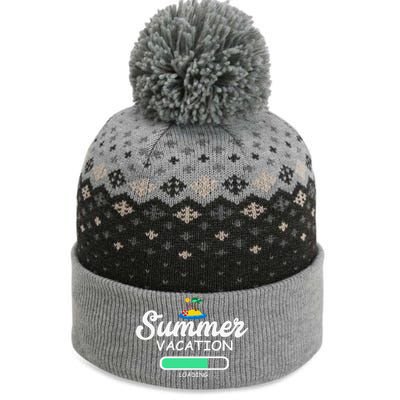 Summer Vacation Loading Last Day Of School Teacher The Baniff Cuffed Pom Beanie