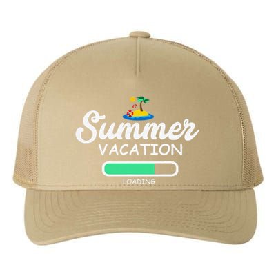 Summer Vacation Loading Last Day Of School Teacher Yupoong Adult 5-Panel Trucker Hat