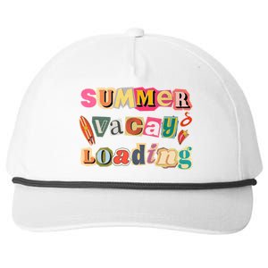 Summer Vacay Loading Last Day Of School 2024 Cool Gift Snapback Five-Panel Rope Hat