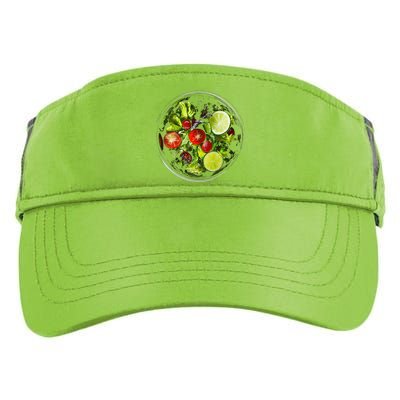 Saladkit Vegetable Motif Illustration Salad Kit Adult Drive Performance Visor