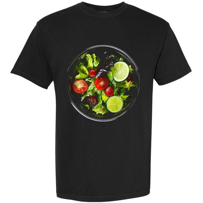 Saladkit Vegetable Motif Illustration Salad Kit Garment-Dyed Heavyweight T-Shirt