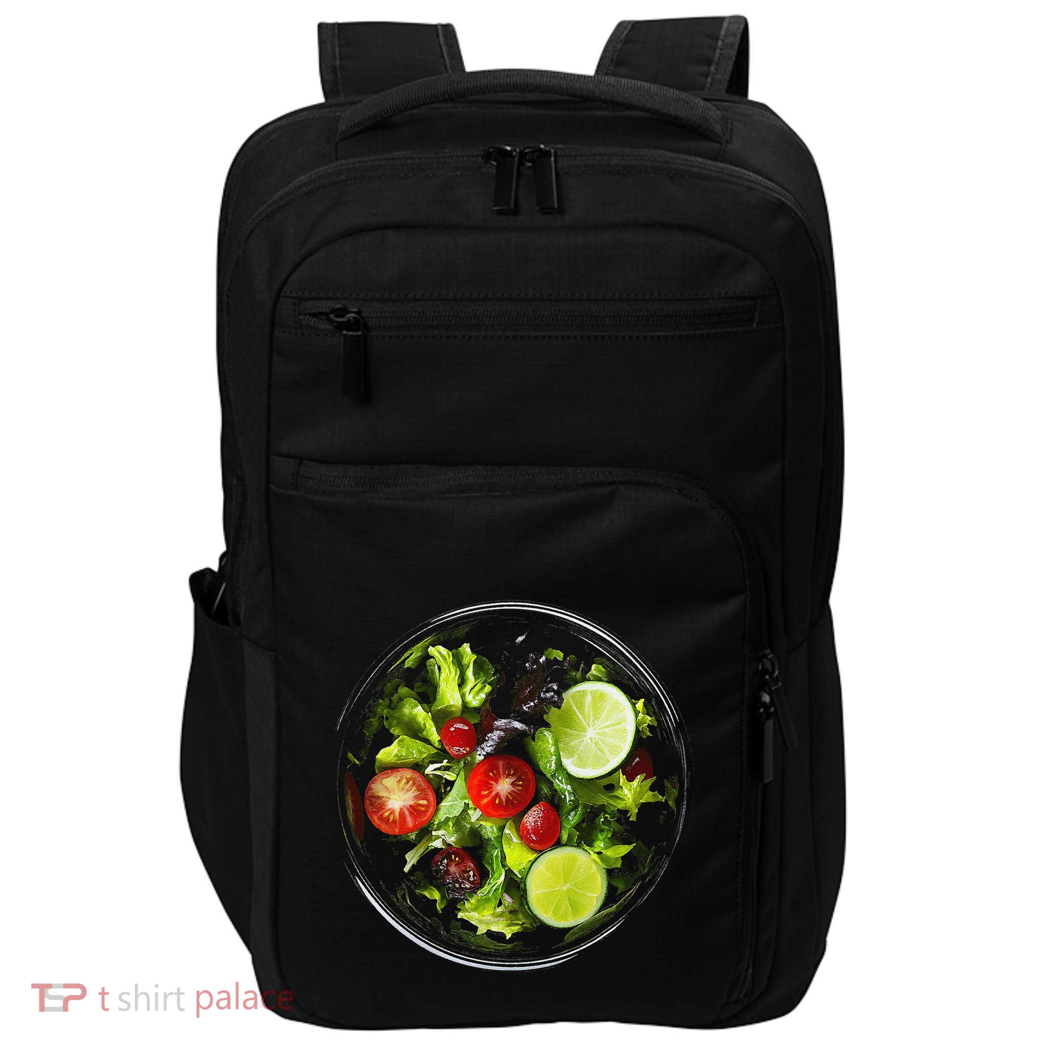 Saladkit Vegetable Motif Illustration Salad Kit Impact Tech Backpack