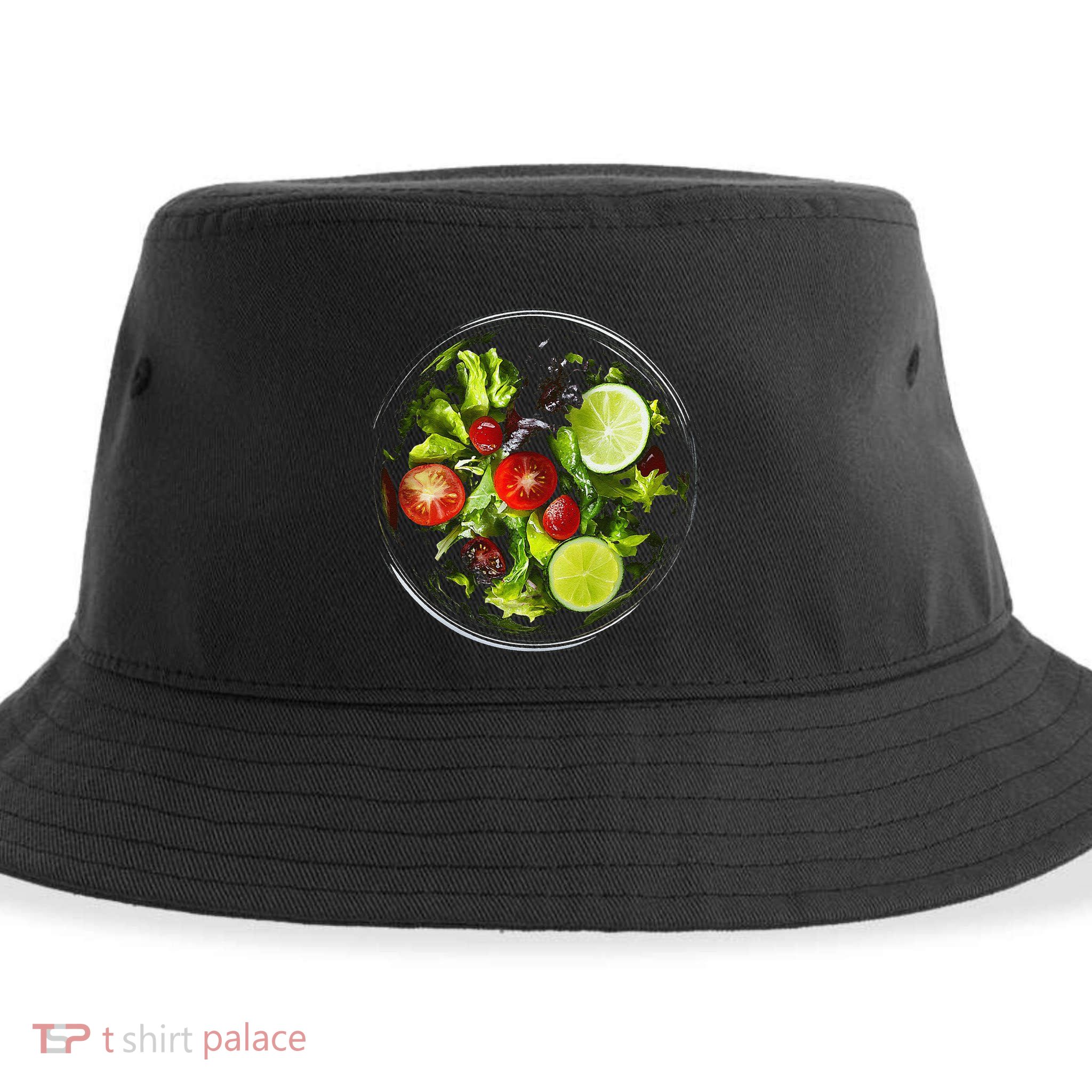 Saladkit Vegetable Motif Illustration Salad Kit Sustainable Bucket Hat
