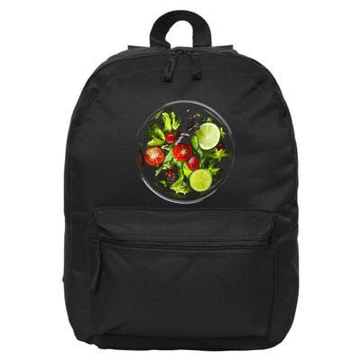 Saladkit Vegetable Motif Illustration Salad Kit 16 in Basic Backpack