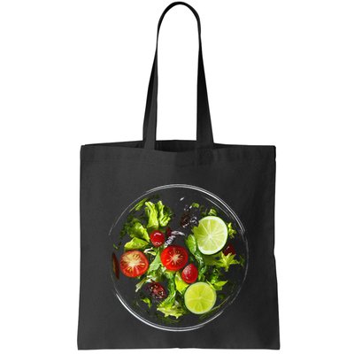 Saladkit Vegetable Motif Illustration Salad Kit Bag