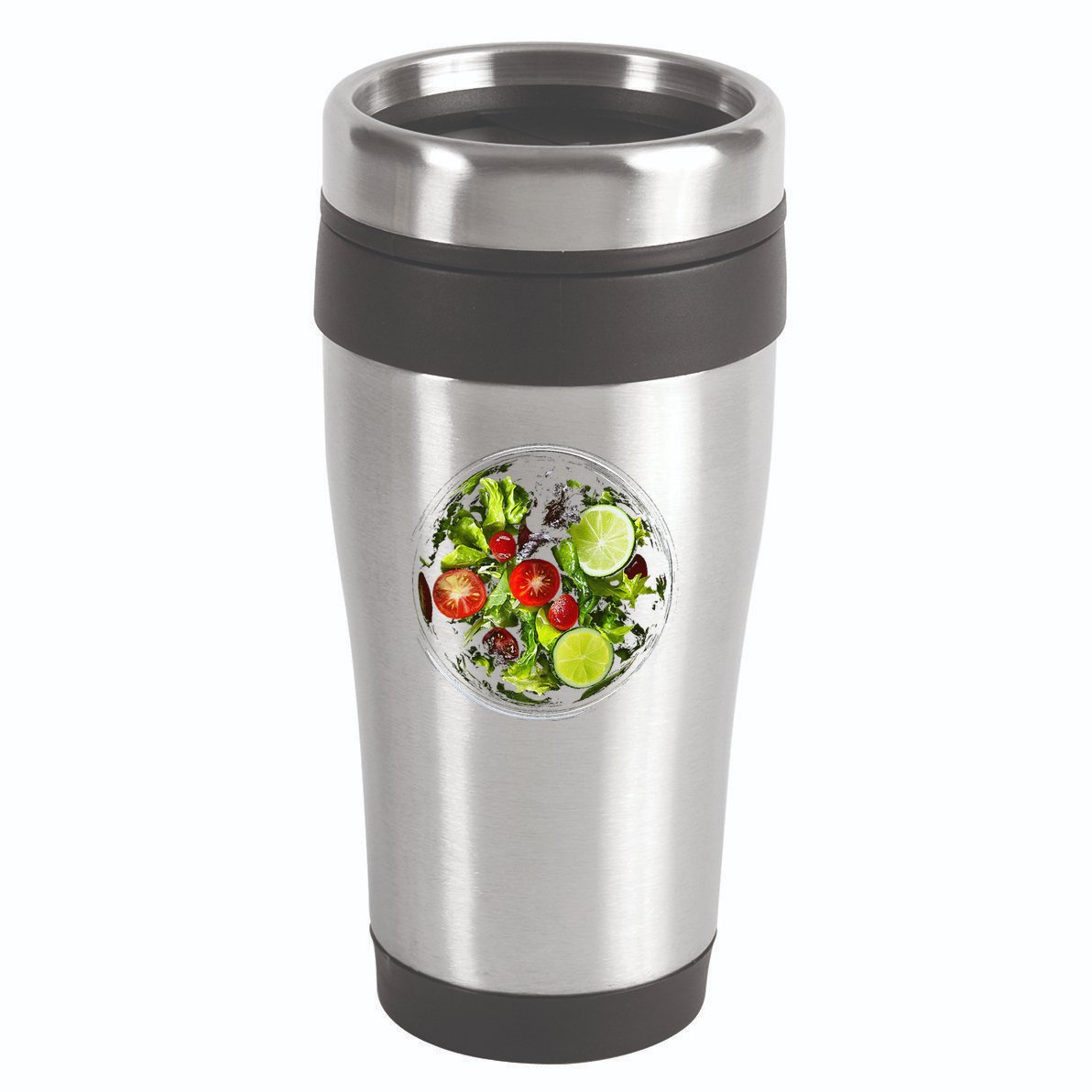 Saladkit Vegetable Motif Illustration Salad Kit 16oz Travel Tumbler