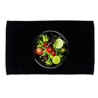 Saladkit Vegetable Motif Illustration Salad Kit Microfiber Hand Towel